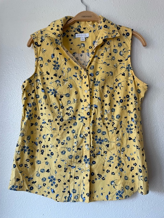 Charter Club Tops - Charter club Sleeveless button-down shirt